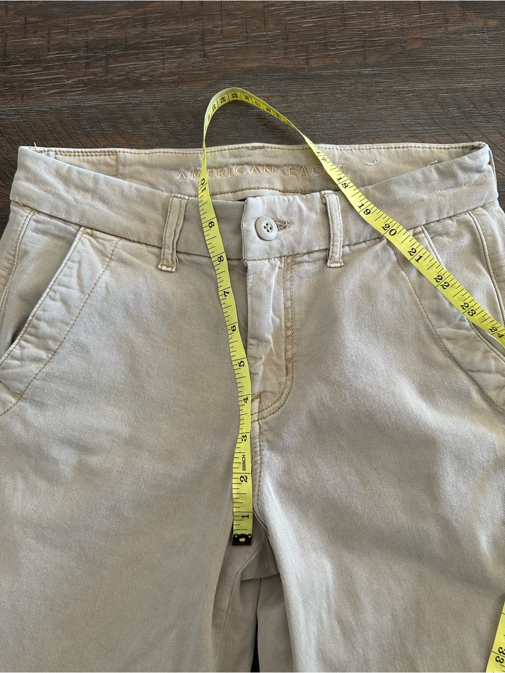 American Eagle Outfitters Khaki Straight-Leg skater Pants